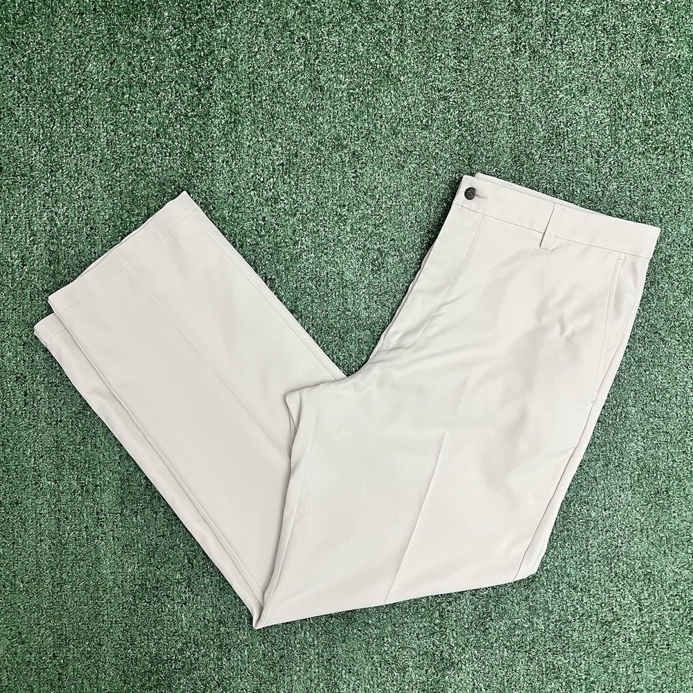 Callaway Pants Mens 38x32 Off White Stretch Golf Performance 5 Pocket Trousers